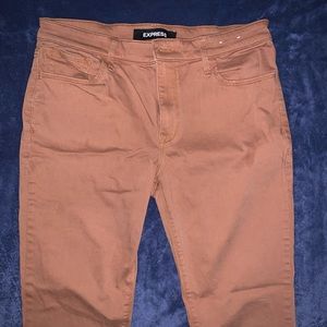 EXPESS TAN SKINNY JEANS